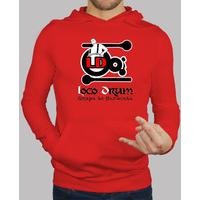logo crazy drum - red