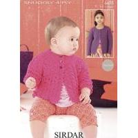 Long Sleeved Coat and Round Neck Cardigan in Sirdar Snuggly 4 Ply (4476)