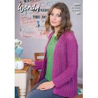 Loose Fitting Cardigan and Top in Wendy Supreme Luxury Cotton DK (5883)