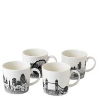 London Calling Mugs (Set of 4) - Charlene Mullen