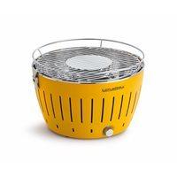 lotus grill bbq in yellow with free lighter gel charcoal