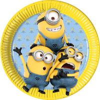 Lovely Minions Paper Party Plates