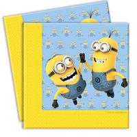 lovely minions party napkins