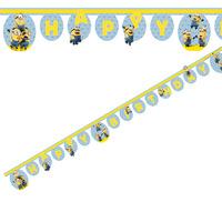 Lovely Minions Happy Birthday Banner