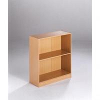 low bookcase maple