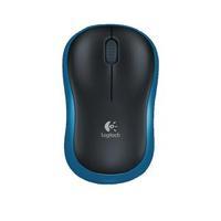 Logitech M185 Blue Wireless Mouse 910-002236