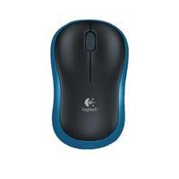 logitech m185 blue wireless mouse 910 002236