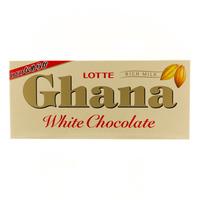 Lotte Ghana White Chocolate Bar