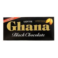 Lotte Ghana Black Chocolate Bar