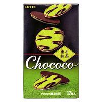 Lotte Chococo Matcha Green Tea Chocolate Biscuits
