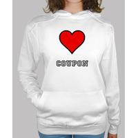love coupons sweatshirt she