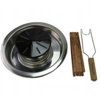 LotusGrill Fondue Set, Stainless Steel, 35cm diameter