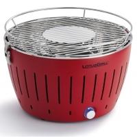 LotusGrill Smokeless Charcoal Grill BBQ, Red, Standard