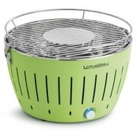 LotusGrill Smokeless Charcoal Grill BBQ, Green, Standard