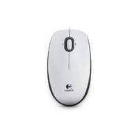 logitech b100 optical mouse white