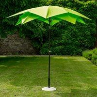 lotus garden parasol in lime green
