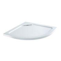 Low Profile Quadrant Shower Tray with Hidden Waste (L)800mm (W)800mm (D)40mm