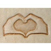 Love Hands Craftool 3-d Stamp 8592-00 By Tandy Leather