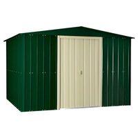 Lotus Apex 10x8 Heritage Green Metal shed