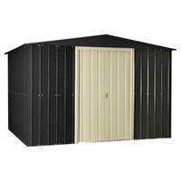 Lotus Apex 10x8 Slate Grey Metal shed