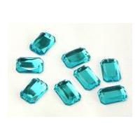 lozenge sew stick on acrylic jewels turquoise blue