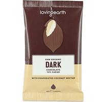 loving earth dark chocolate 30g