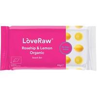 loveraw rosehip lemon bar 45g