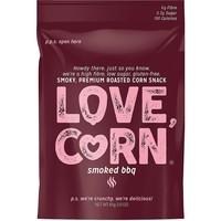 love corn roasted corn snack bbq 45g