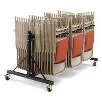 low 3 bay hanging chair storage trolley