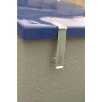 LOCK - HASP+STAPLE FOR WASTE STORAGE CONTAINERS