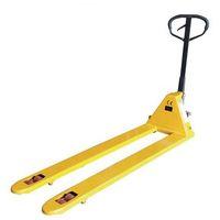 LONG REACH PALLET TRUCK, 2000MM LONG FORKS, WITH POLY FRONT WHEELS AND TANDEM POLY ROLL
