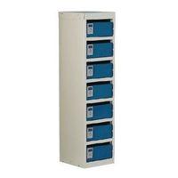 LOCKER - POST BOX BLUE DOORS 140 SERIES TABLE MOUNT 7 BOX