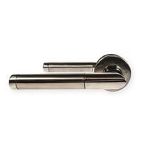 locksonline saturn stainless steel lever door handle on rose