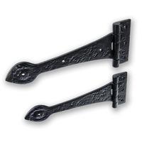 locksonline black antique traditional decorative door hinge