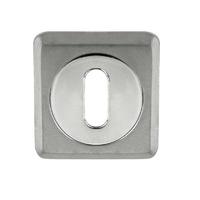 LocksOnline Inner-Circle Square Keyhole Escutcheon