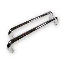 LocksOnline D Shaped Back to Back Polished Stainless Steel Handle