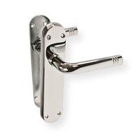 locksonline porto door handle set on backplate