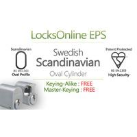 Locksonline EPS High Security Scandinavian Oval Cylinders