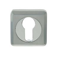 LocksOnline Inner-Circle Square Euro Profile Escutcheon