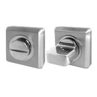 LocksOnline Square Bevelled Bathroom Door Lock Set