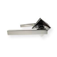 locksonline kubus straight lever door handle on square rosette