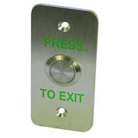 locksonline stainless steel exit button narrow style