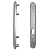 Lockguard For Oval Profile Cylinder Deadlock Kickstop 9601OV