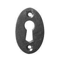 LocksOnline Black Antique Oval Escutcheon