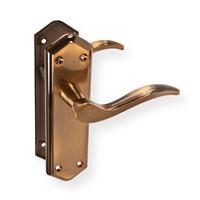 locksonline paris door handle set on backplate