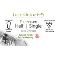 LocksOnline EPS Thumbturn Only Euro Cylinder