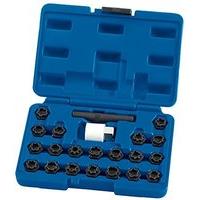 locking wheel nut key set 22pc