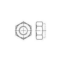 Locknuts M12 DIN 985 Steel zinc galvanized 100 pc(s) TOOLCRAFT 135333