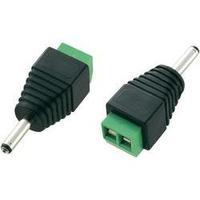 Low power connector Plug, straight 3.5 mm 1.3 mm Conrad Components LT-DC3.5M 1 pc(s)