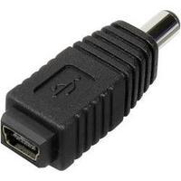 low power adapter low power plug usb 20 port mini b 5 mm 21 mm conrad  ...